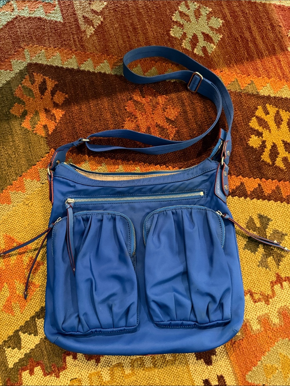 MZ Wallace Blue Messenger  Shoulder Bag - Women